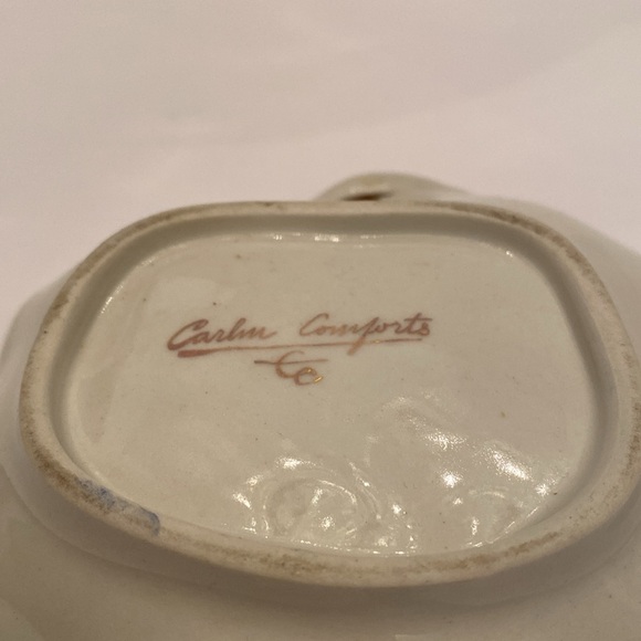 VINTAGE CARLIN COMFORTS PORCELAIN TRINKET DISH - Picture 3 of 10